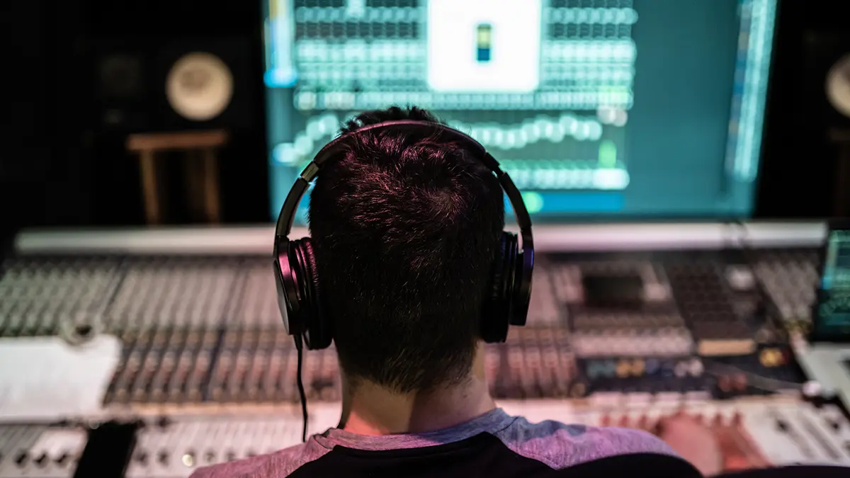High-end professional cinema editing suite used for creating cinematic brand stories and commercial videos.